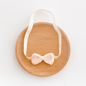 Baby Headband Bow Knitted (BHB9190)